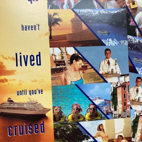 10 Cruising PostCards 5x7 NEW NCL RCL Cunard Princess Holland America - Picture 2 of 3